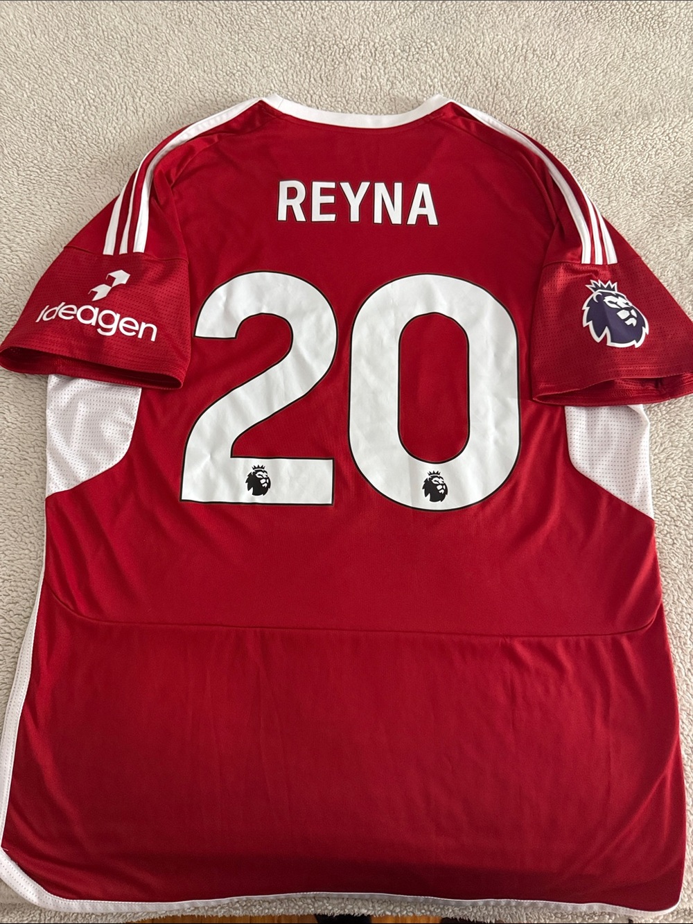 Nottingham Forest #20 Giovanni Reyna 2023-24 Adidas Premier League Home Jersey